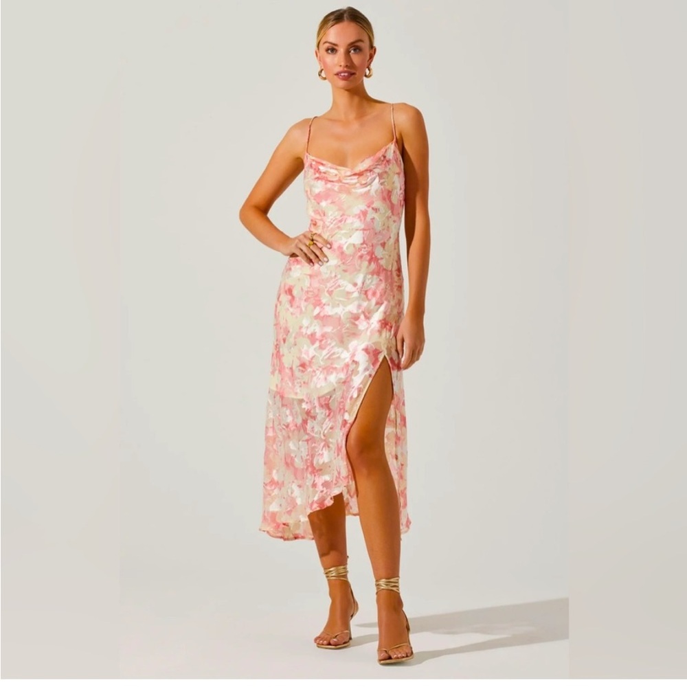 ASTR Gaia Burnt Floral Dress